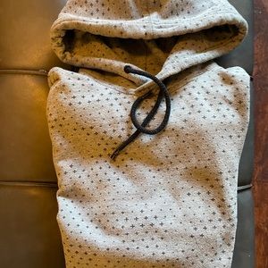 Men’s gray Express pullover hoodie size small